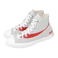 Converse 休閒鞋 All Star 男鞋 女鞋 灰 紅 可口可樂聯名 高筒 帆布鞋 A18436C 25.5cm GREY/RED