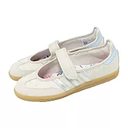 adidas 愛迪達 休閒鞋 Samba Jane W 女鞋 米白銀 Liberty London 瑪麗珍鞋 IH6978 23.5cm IVORY/SILVER