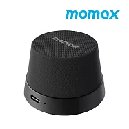 Momax 摩米士 1-Vibe Go 迷你磁吸支架無線音箱 黑色