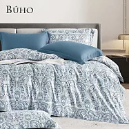 《BUHO》60支100%TENCEL&trade;純天絲&trade;全鋪棉兩用被冬包組-雙人 《逐風》
