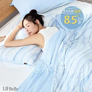 【義大利La Belle】ICECOOL眠綿冰蠶絲蛋白抗菌雙人涼感涼被(180*200cm) 靜海藍調