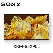 【限時快閃】SONY索尼 XRM-85X90L 85吋 BRAVIA 4K Full Array LED智慧聯網顯示器 液晶電視 桌上安裝+舊機回收