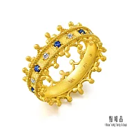 【點睛品】V&A博物館系列 皇室的光環 藍寶石黃金戒指(女款) 港圍09