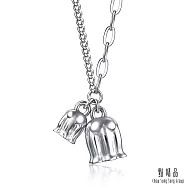 【點睛品】網路獨家款 鈴蘭花 鉑金項鍊