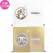 CHANEL 香奈兒 香水禮物卡片-白+香水禮物卡片-金(公司貨)