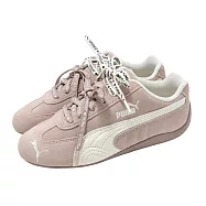 Puma 休閒鞋 Speedcat Duo Lace 男鞋 女鞋 粉紅 白 麂皮 賽車鞋 408130-01 23cm PINK/IVORY