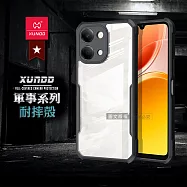 XUNDD訊迪 軍事防摔 vivo Y05 4G / Y21 5G 共用 鏡頭全包覆 清透保護殼 手機殼(夜幕黑)