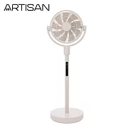 【ARTISAN奧堤森】3D無線循環風扇LF1404 (2色)贈捲髮棒 燕麥杏(贈捲髮棒)