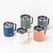 【H&R安室家】TYESO泰碩 304不鏽鋼馬克杯400ml(H09) 白色