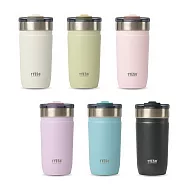 【H&R安室家】TYESO泰碩 304不鏽鋼保溫咖啡杯550ml(H80) 白色