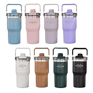 【H&R安室家】SITARAYURI磁吸蓋附吸管可手提304不鏽鋼保溫杯600ml(H15) 白色