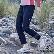 【ATUNAS 歐都納】女款輕彈健步褲/休閒透氣長褲/彈性登山褲/大尺碼A1PA2604W- S 黑