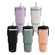 【H&R安室家】304不鏽鋼彈跳冰霸杯900ml(H49) 紫色