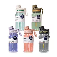 【H&R安室家】Dodge 道奇Tritan扭蓋刻度水壺 運動水壺680ml(H38) 白色