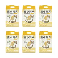 【寵小到大】高吸水分子豆腐砂 7L/2.5kgX6包組 原味