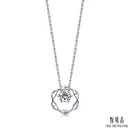 【點睛品】YuYu系列 典雅線條 GIA 50分 18K金鑽石項鍊
