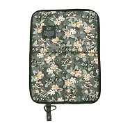 日本KiU 538 單人防水防污坐墊 | 柔軟厚墊布 | 有扣環可固定 大地花朵