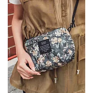 日本KiU 362 傘繩三用防水斜背包, 背帶可調可拆 大地花朵