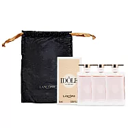 LANCOME 蘭蔻 IDOLE唯我香水黑袋隨身攜帶組(5mlX3)-國際航空版