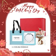 O&rsquo;Pretty 歐沛媞 好運隨身能量手鍊祝福禮盒 [手鍊+祝福禮盒+小花束]-任選-母親節限定寵愛好運組 貓眼石