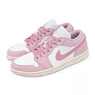 Nike 休閒鞋 Wmns Air Jordan 1 Low 女鞋 粉紅 白 AJ1 DC0774-607 26cm ICED CARMINE/WHITE