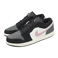 Nike 休閒鞋 Air Jordan 1 Low SE 男鞋 黑 灰 粉 反光 AJ1 II3788-003 29.5cm BLACK/GREY