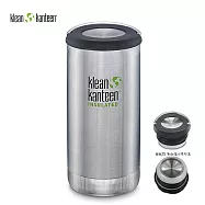 美國Klean Kanteen TK Wide寬口保溫瓶355ml-原鋼色(環形蓋)