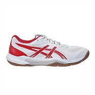 Asics Gel-tactic 13 2E [1073A084-101] 男女 排球鞋 寬楦 穩定 包覆 回彈 白 紅 27.5cm 白/紅