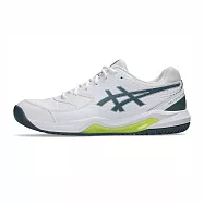 Asics 亞瑟士 Gel-dedicate 8 2E [1041A410-108] 男女 網球鞋 寬楦 匹克球 白藍綠 29.5cm 白/藍