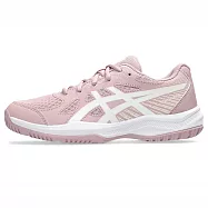 Asics 亞瑟士 Upcourt 6 GS [1074A045-702] 大童 排球鞋 羽球鞋 室內運動 藕粉 白 23.5 粉紅/白