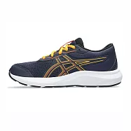 Asics 亞瑟士 Contend 9 GS [1014A337-409] 大童 運動鞋 慢跑鞋 跑鞋 路跑 深藍 黃 24 深藍/黃