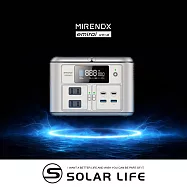 日本emirai MIRENEX 儲能小瓦力PRO 200W/192Wh/60000mAh NEX430.行動電源 車宿露營電源 磷酸鐵鋰 防災移動備電 大容量電力 沙白