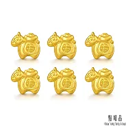 【點睛品】馬福寶 珍藏小金豆6入 1.56錢_計價黃金(6克)