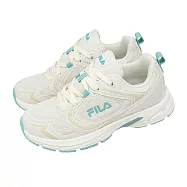 Fila 休閒鞋 Heritrek 女鞋 白 藍 拼接 復古 運動鞋 5J318A169 25cm WHITE/BLUE
