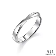 【點睛品】莫比烏斯環 鉑金戒指(女戒) 港圍11