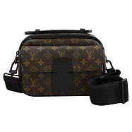 Louis Vuitton LV M45806 S Lock 經典花紋拉鍊兩用斜背郵差包