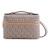 GUCCI 795058 GG Shadow Mini 印花斜背包/萬用包.駝/淺棕