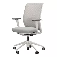 Vitra ID Mesh 全能網格辦公椅 (淺灰椅背 x 奶油灰座墊、2D 扶手)