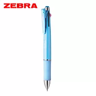 ZEBRA B4SA2 四色五合一 多功能原子筆0.7 粉彩藍