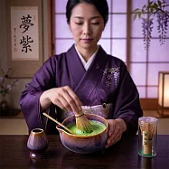 【TEA Dream】日式葵感茶技抹茶碗套裝禮盒 (女生禮物 母親節禮物) 夢紫