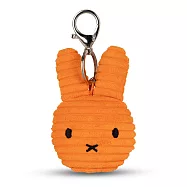 BON TON TOYS|Miffy拍拍米菲兔ECO燈芯絨鑰匙圈 限量版 (橘) 10cm