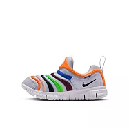 Nike 耐吉 Dynamo Free PS [343738-032] 中童 運動休閒鞋 套入式 舒適 緩震 灰彩 20 灰/橘
