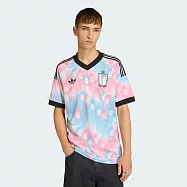ADIDAS RBFA A JSY 男 短袖上衣 JM8386 M 藍粉色