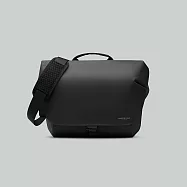 GASTON LUGA Lightweight DuoSeal Messenger 14吋斜背包 郵差包 - 經典黑