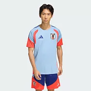ADIDAS JFA TR JSY 男 短袖上衣 JZ7110 M 藍色