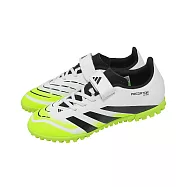 adidas 愛迪達 足球鞋 Predator Club H&L TF J 大童 女鞋 白 黃 魔鬼氈 JH8865 24.5cm WHITE/YELLOW