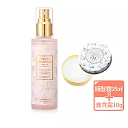【夏日限量組】OHANA MAHAALO 愛戀茉莉柔絲順髮霧95ml+鈴蘭天鵝寶貝霜10g