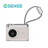Esense 逸盛復古相機造型10000mAh快充行動電源 (多合一功能/智能數字顯示/自帶雙線) 37Wh 淺沙色