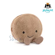 英國 JELLYCAT 12cm 趣味馬卡龍(巧克力棕) Amuseables Mona Macaron (Chocolate)
