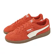 Puma 休閒鞋 Palermo SD 男鞋 女鞋 紅 麂皮 膠底 復古 德訓鞋 408532-02 25.5cm RED/WHITE